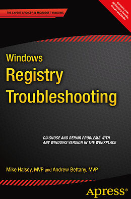 E-Book (pdf) Windows Registry Troubleshooting von Mike Halsey, Andrew Bettany