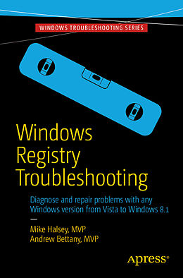 Kartonierter Einband Windows Registry Troubleshooting von Andrew Bettany, Mike Halsey