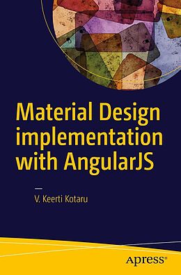 eBook (pdf) Material Design Implementation with AngularJS de V. Keerti Kotaru