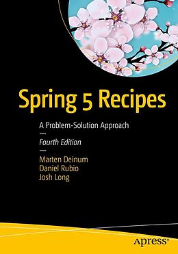 eBook (pdf) Spring 5 Recipes de Marten Deinum, Daniel Rubio, Josh Long