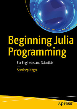 Couverture cartonnée Beginning Julia Programming de Sandeep Nagar