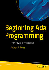 Couverture cartonnée Beginning Ada Programming de Andrew T. Shvets