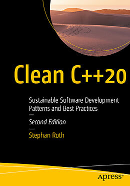 Couverture cartonnée Clean C++20 de Stephan Roth