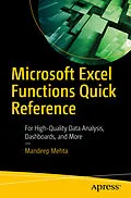 E-Book (pdf) Microsoft Excel Functions Quick Reference von Mandeep Mehta