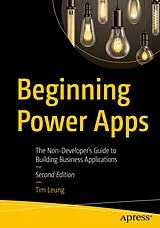 Kartonierter Einband Beginning Power Apps von Tim Leung
