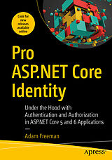 Couverture cartonnée Pro ASP.NET Core Identity de Adam Freeman