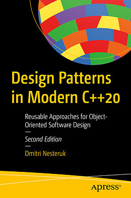 Couverture cartonnée Design Patterns in Modern C++20 de Dmitri Nesteruk