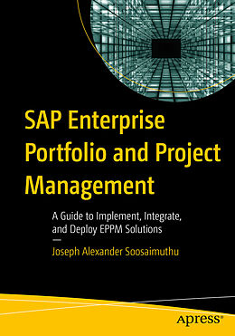 Couverture cartonnée SAP Enterprise Portfolio and Project Management de Joseph Alexander Soosaimuthu