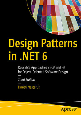 Couverture cartonnée Design Patterns in .NET 6 de Dmitri Nesteruk