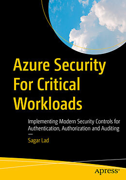 Couverture cartonnée Azure Security For Critical Workloads de Sagar Lad