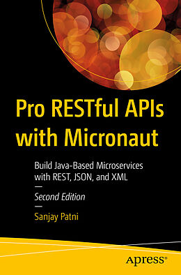 Couverture cartonnée Pro RESTful APIs with Micronaut de Sanjay Patni