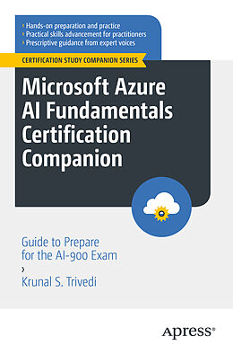 Couverture cartonnée Microsoft Azure AI Fundamentals Certification Companion de Krunal S. Trivedi