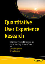 Kartonierter Einband Quantitative User Experience Research von Kerry Rodden, Chris Chapman