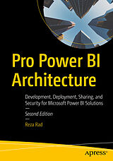 Couverture cartonnée Pro Power BI Architecture de Reza Rad