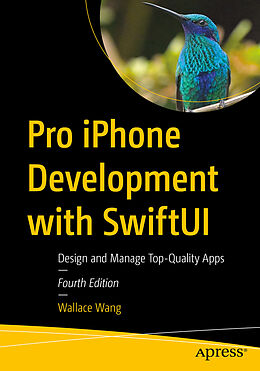 Couverture cartonnée Pro iPhone Development with SwiftUI de Wallace Wang