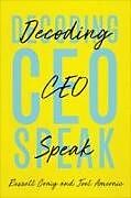 Livre Relié Decoding CEO-Speak de Russell Craig, Joel Amernic