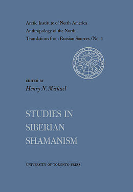 eBook (pdf) Studies in Siberian Shamanism No. 4 de 