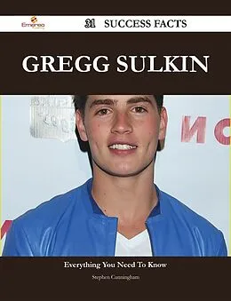 E-Book (epub) Gregg Sulkin 31 Success Facts - Everything you need to know about Gregg Sulkin von Stephen Cunningham