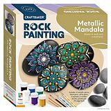 Kartonierter Einband Craft Maker Paint Your Own Metallic Rocks von Hinkler Pty Ltd