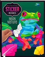 Broché Kaleidoscope Sticker Mosaics: Neon Nature de Hinkler Pty Ltd