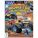 Kartonierter Einband Kaleidoscope Sticker Colouring Monster Trucks von Hinkler Pty Ltd