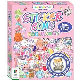 Couverture cartonnée Kaleidoscope Sticker Bomb Cool Kawaii de Hinkler Pty Ltd