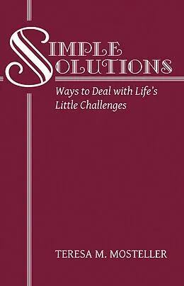 E-Book (epub) Simple Solutions von Teresa M. Mosteller