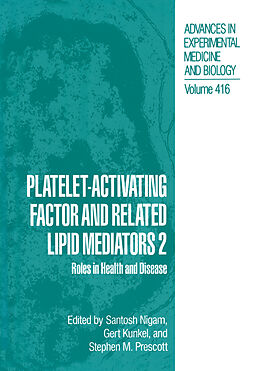Kartonierter Einband Platelet-Activating Factor and Related Lipid Mediators 2 von 