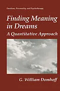 E-Book (pdf) Finding Meaning in Dreams von G. William Domhoff