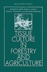 Kartonierter Einband Tissue Culture in Forestry and Agriculture von Randolph R. Henke, Karen W. Hughes, Milton J. Constantin
