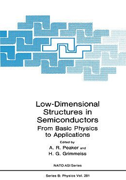 Couverture cartonnée Low-Dimensional Structures in Semiconductors de 