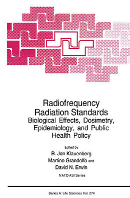 Kartonierter Einband Radiofrequency Radiation Standards von 