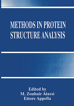 Couverture cartonnée Methods in Protein Structure Analysis de 