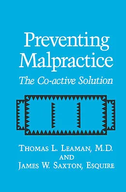 E-Book (pdf) Preventing Malpractice von T. L. Leaman, J. W. Saxton