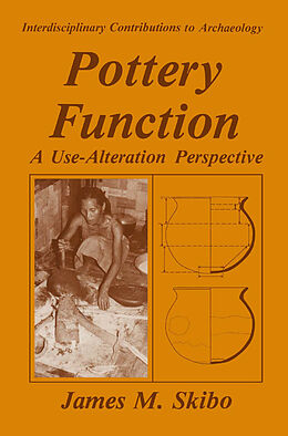 Couverture cartonnée Pottery Function de James M. Skibo