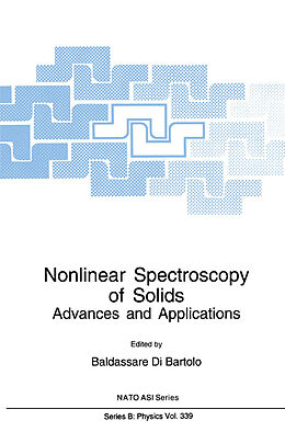 Couverture cartonnée Nonlinear Spectroscopy of Solids de 