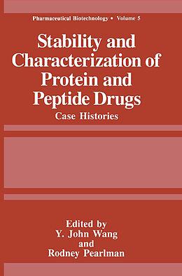 Kartonierter Einband Stability and Characterization of Protein and Peptide Drugs von 