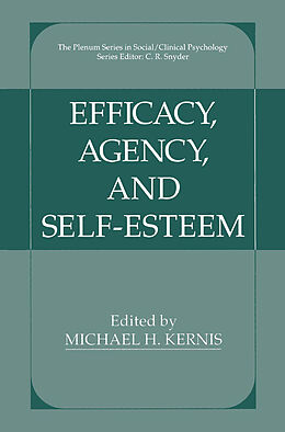 Couverture cartonnée Efficacy, Agency, and Self-Esteem de 