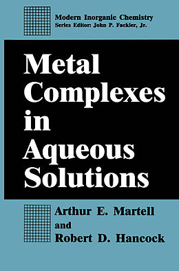 eBook (pdf) Metal Complexes in Aqueous Solutions de Arthur E. Martell, Robert D. Hancock