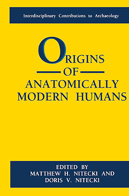 Couverture cartonnée Origins of Anatomically Modern Humans de 