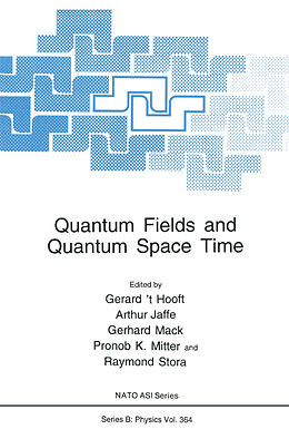 Couverture cartonnée Quantum Fields and Quantum Space Time de 