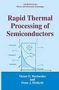 E-Book (pdf) Rapid Thermal Processing of Semiconductors von Victor E. Borisenko, Peter J. Hesketh