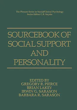 E-Book (pdf) Sourcebook of Social Support and Personality von 