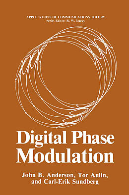 Couverture cartonnée Digital Phase Modulation de John B. Anderson, Carl-Erik Sundberg, Tor Aulin