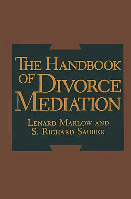 E-Book (pdf) The Handbook of Divorce Mediation von L. Marlow, S. R. Sauber