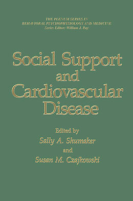 Couverture cartonnée Social Support and Cardiovascular Disease de 