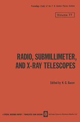 eBook (pdf) Radio, Submillimeter, and X-Ray Telescopes de 
