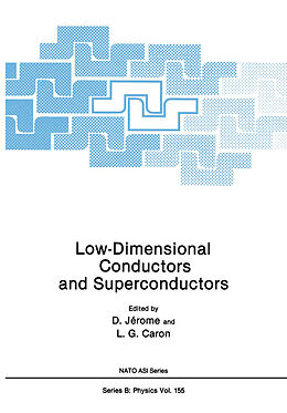 Couverture cartonnée Low-Dimensional Conductors and Superconductors de 