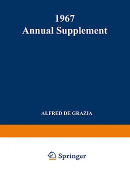 E-Book (pdf) 1967 Annual Supplement von John B. Simeone, Alfred De Grazia, Carl E. Martinson