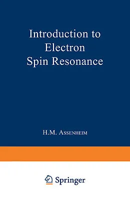 E-Book (pdf) Introduction to Electron Spin Resonance von Harry M. Assenheim
